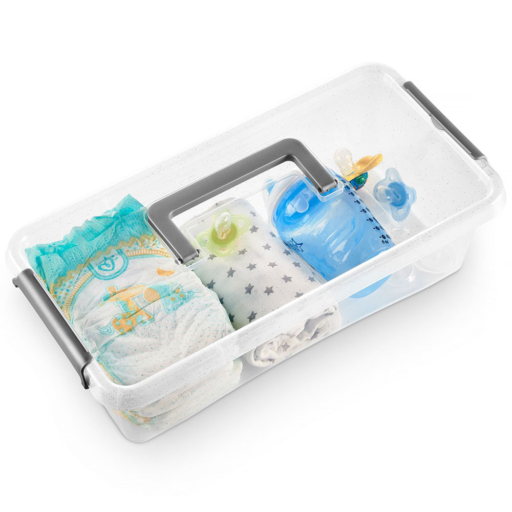 Behälter antibakteriell mit Griff Nanobox 6 L ORPLAST