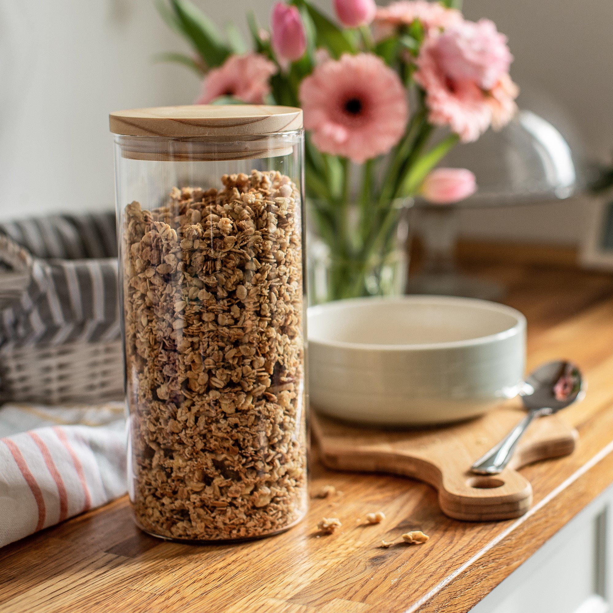 Glasbehälter mit Deckel Nordic 1000 ml AMBITION