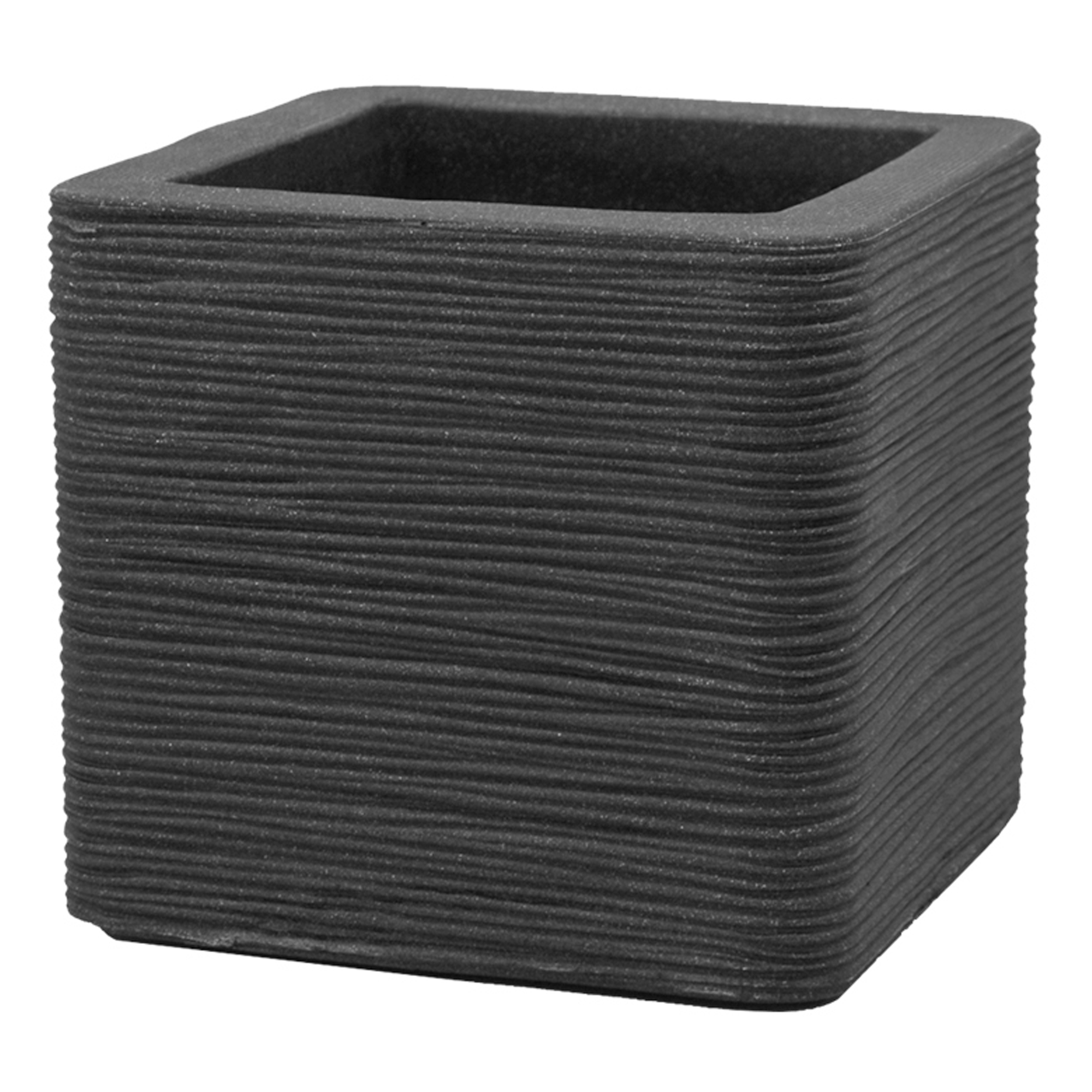 Pflanzkübel quadratisch Kubus 50 x 50 x 40 cm anthrazit PATIO