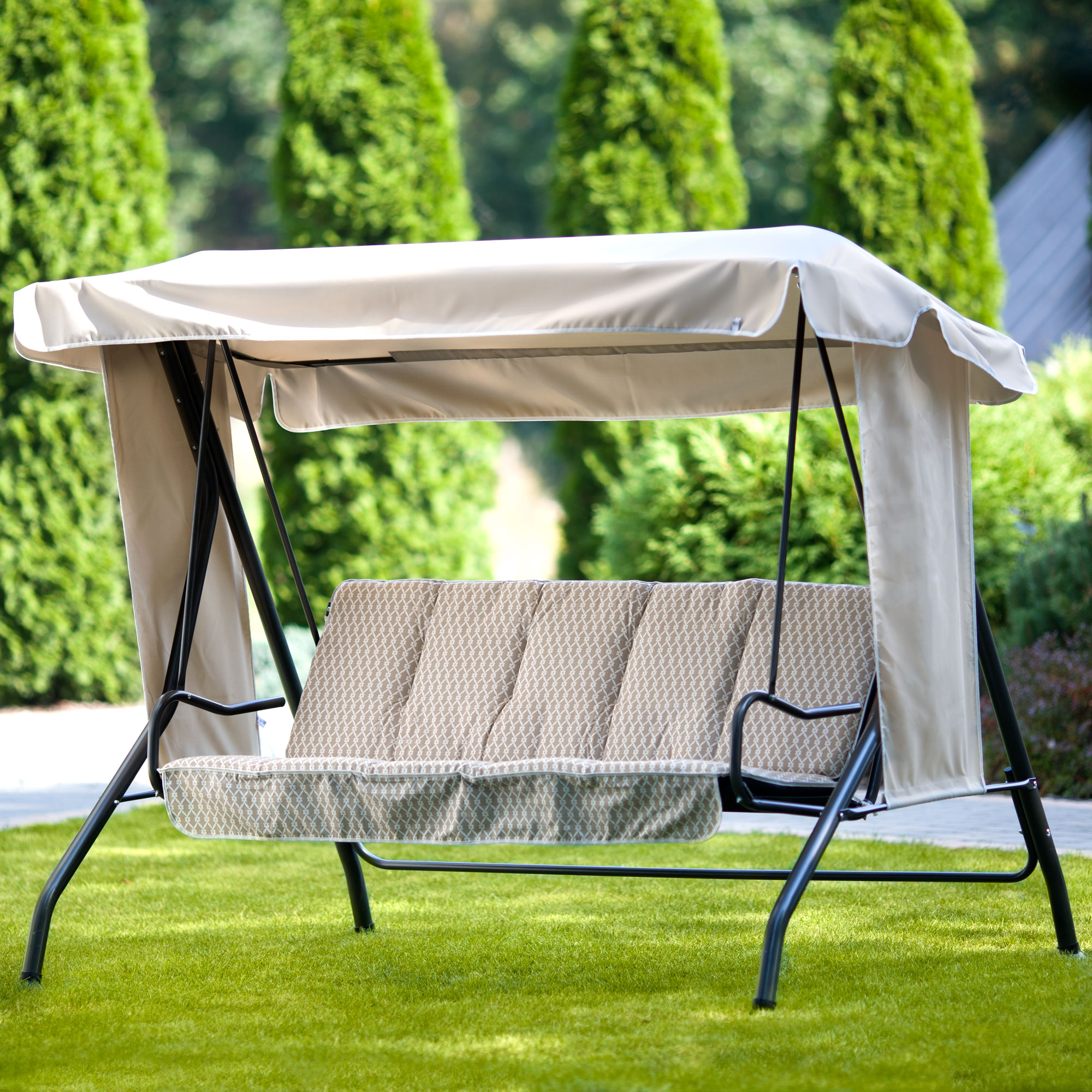 3 Sitzer Hollywoodschaukel Latina mit Auflagen Set H03105PB PATIO