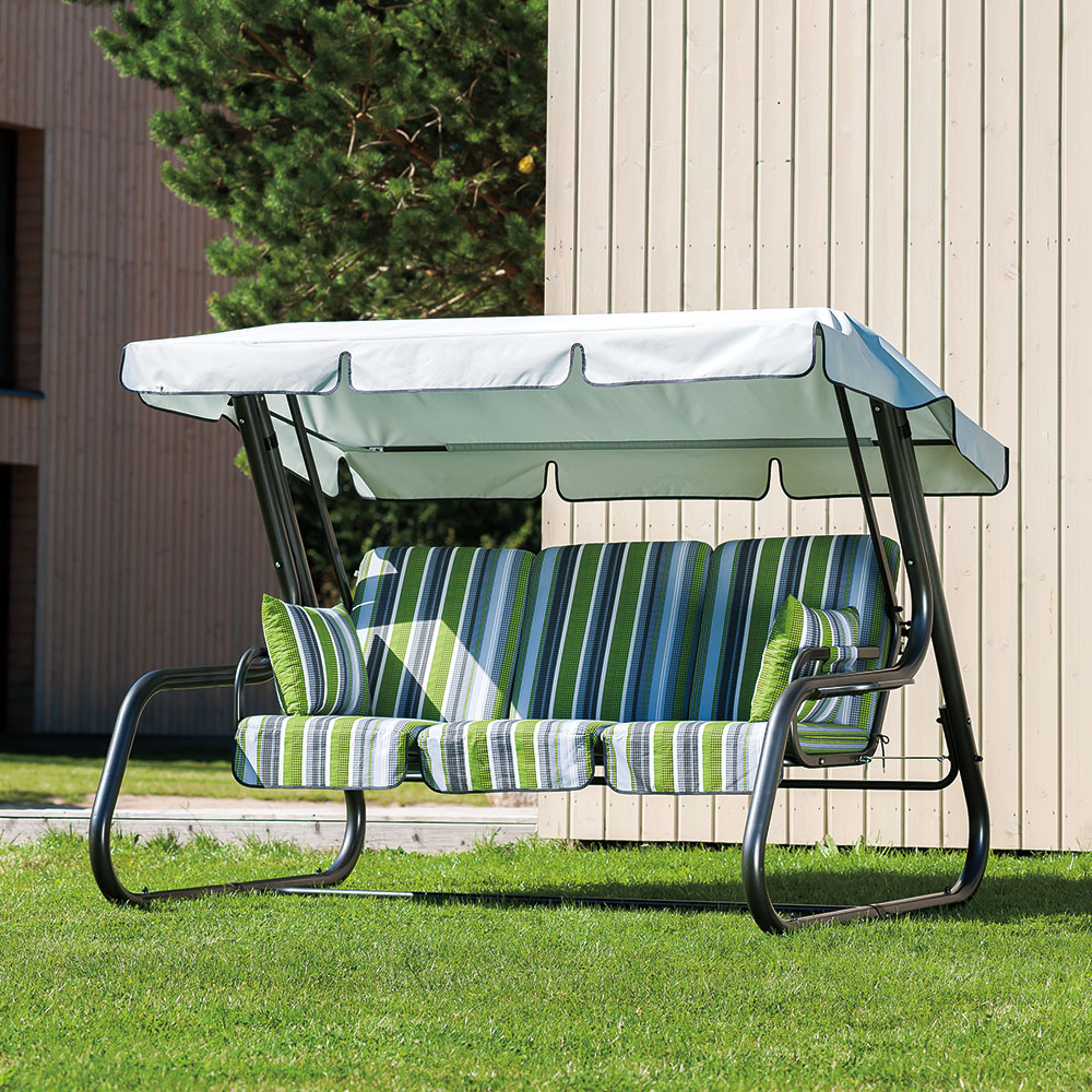 AuflagenSet Rimini / Venezia für Hollywoodschaukel 180 cm C01006PB PATIO