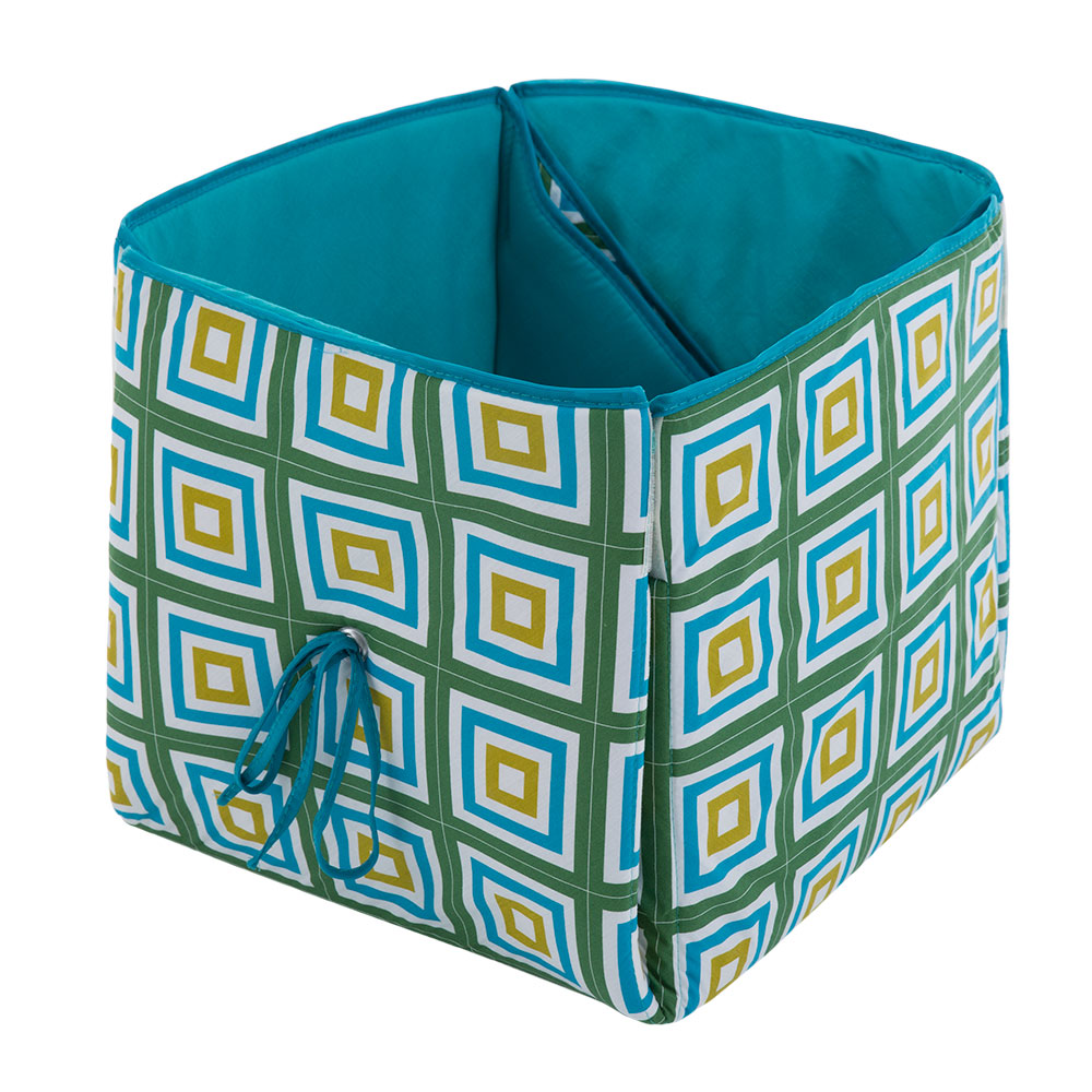 Quadratischer Aufbewahrungsbox für Spielzeug / Spielmatte Rhombus L068