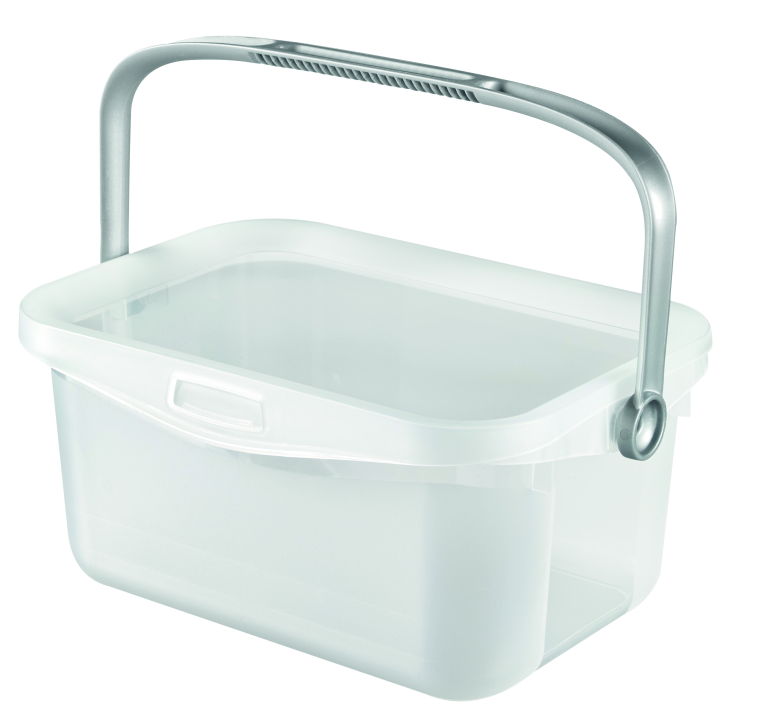 Aufbewahrungsbox / Komposteimer mit Deckel Multibox 3 l Weiß CURVER