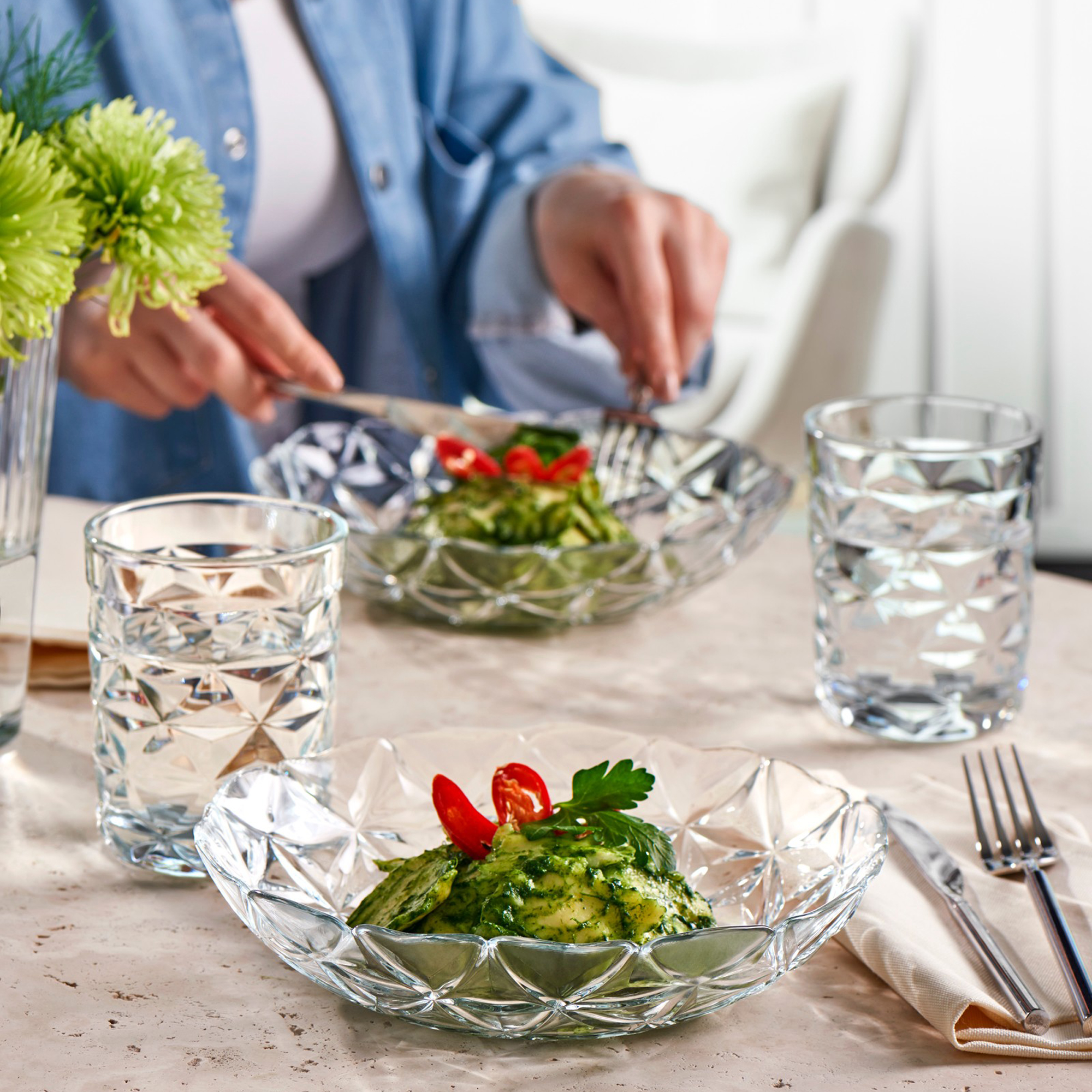 Pasabahce Elysia Schale 8 Cm - Hochwertige Glasschale Für Tischdeko